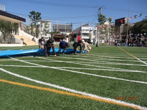 ガンバレ〜　カブ隊は競技に参加