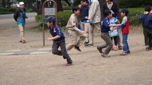 今日の締めくくり。みんなでゲーム。