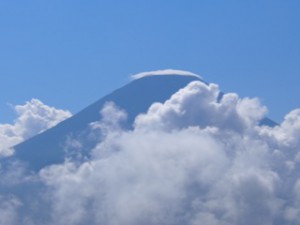 富士山山頂。